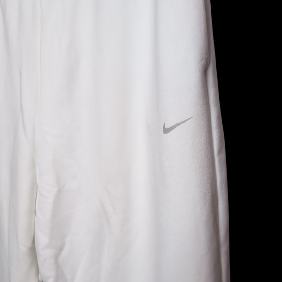 Nike Dri-FIT Soft French Terry Jogger Womens XL White Drawstring NEW NWT FLAWED - Picture 4 of 10